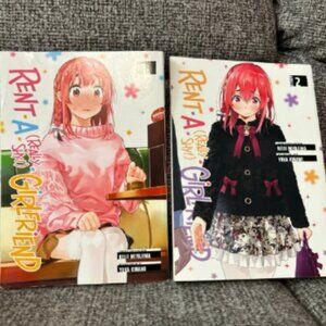 Rent A Really Shy Girlfriend Volume 1 & 2 Manga by Reiji Miyajima.